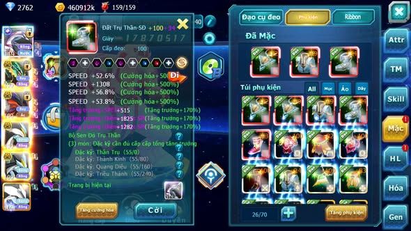 MÃ : #TTS4807 - SV 1310 - V8 - PALKIA CH RAYQUAZA BC YVETAL BC WB BC UNVOA KYOGRE BC THẦN GIÓ BC NHIỀU PET HT