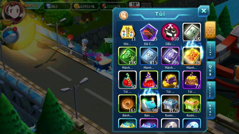 MÃ : #TTS4815 - SV 1516 - TOP 37 - V12 - HOOH CH DYNAMAX LC SIÊU KHỦNG YVETAL CB TAPU BULU BC THẦN GIÓ BC NHIỀU PET HT