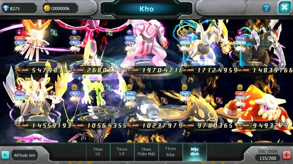 MÃ : #TTS4813 - SV 1253 - TOP 4 ALL - V14 - 1K5 SÁCH - HOOH CH DYNAMAX LC SIÊU KHỦNG YVETAL CH PALKIA CH UNVOA BC WB DYNAMAX CẶP CÁ BC