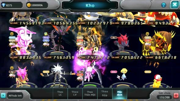 MÃ : #TTS4813 - SV 1253 - TOP 4 ALL - V14 - 1K5 SÁCH - HOOH CH DYNAMAX LC SIÊU KHỦNG YVETAL CH PALKIA CH UNVOA BC WB DYNAMAX CẶP CÁ BC