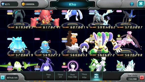 MÃ : #TTS4813 - SV 1253 - TOP 4 ALL - V14 - 1K5 SÁCH - HOOH CH DYNAMAX LC SIÊU KHỦNG YVETAL CH PALKIA CH UNVOA BC WB DYNAMAX CẶP CÁ BC