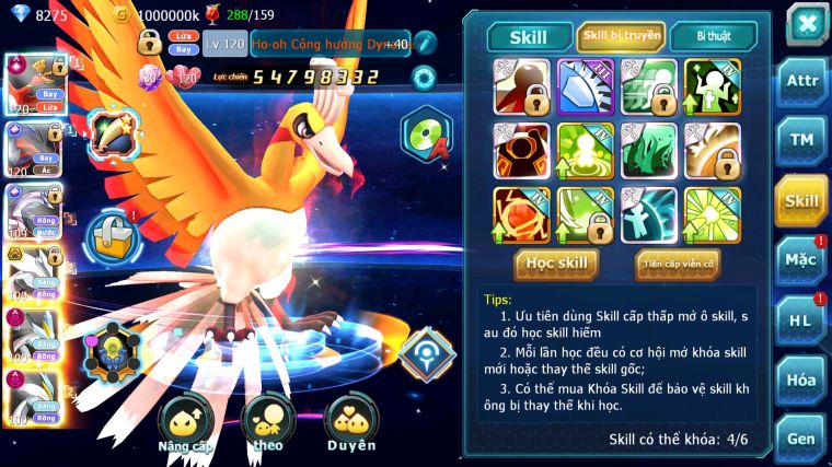 MÃ : #TTS4813 - SV 1253 - TOP 4 ALL - V14 - 1K5 SÁCH - HOOH CH DYNAMAX LC SIÊU KHỦNG YVETAL CH PALKIA CH UNVOA BC WB DYNAMAX CẶP CÁ BC