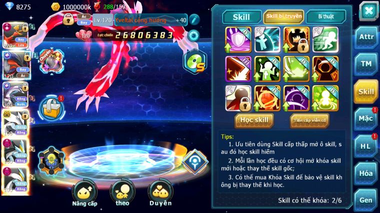 MÃ : #TTS4813 - SV 1253 - TOP 4 ALL - V14 - 1K5 SÁCH - HOOH CH DYNAMAX LC SIÊU KHỦNG YVETAL CH PALKIA CH UNVOA BC WB DYNAMAX CẶP CÁ BC