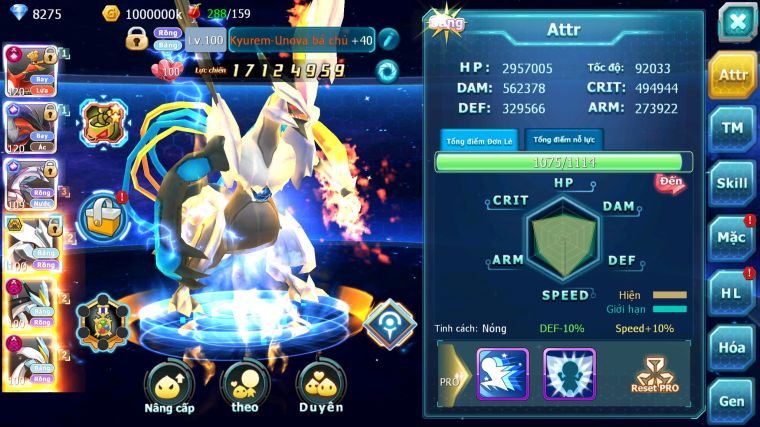 MÃ : #TTS4813 - SV 1253 - TOP 4 ALL - V14 - 1K5 SÁCH - HOOH CH DYNAMAX LC SIÊU KHỦNG YVETAL CH PALKIA CH UNVOA BC WB DYNAMAX CẶP CÁ BC