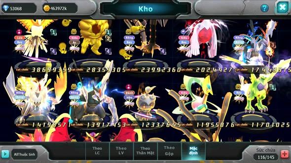 MÃ : #TTS4812 - SV 538 - TOP 8 - V14 - 53K KC - 3K2 SÁCH - HOOH DYNAMAX HOOPA BÁ CHỦ RAYQUAZA BC LUGIA CỘNG HƯỞNG NHIỀU PET BÁ CHỦ