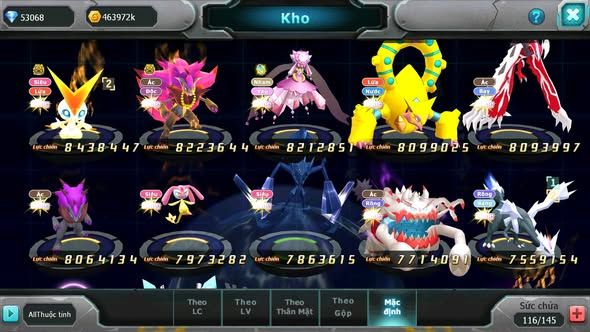 MÃ : #TTS4812 - SV 538 - TOP 8 - V14 - 53K KC - 3K2 SÁCH - HOOH DYNAMAX HOOPA BÁ CHỦ RAYQUAZA BC LUGIA CỘNG HƯỞNG NHIỀU PET BÁ CHỦ