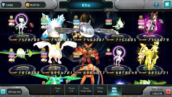 MÃ : #TTS4812 - SV 538 - TOP 8 - V14 - 53K KC - 3K2 SÁCH - HOOH DYNAMAX HOOPA BÁ CHỦ RAYQUAZA BC LUGIA CỘNG HƯỞNG NHIỀU PET BÁ CHỦ