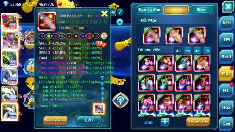 MÃ : #TTS4812 - SV 538 - TOP 8 - V14 - 53K KC - 3K2 SÁCH - HOOH DYNAMAX HOOPA BÁ CHỦ RAYQUAZA BC LUGIA CỘNG HƯỞNG NHIỀU PET BÁ CHỦ