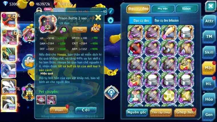 MÃ : #TTS4812 - SV 538 - TOP 8 - V14 - 53K KC - 3K2 SÁCH - HOOH DYNAMAX HOOPA BÁ CHỦ RAYQUAZA BC LUGIA CỘNG HƯỞNG NHIỀU PET BÁ CHỦ