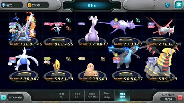 MÃ : #TTS4811 - SV 1806 - TOP 34 - V3 - UNVOA MES GOODRA CẶP LATI LUGIA