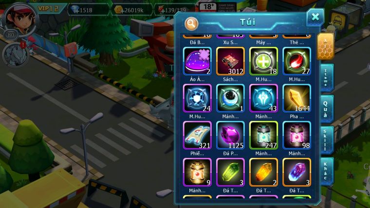 MÃ : #TTS4819 - SV 1823 - TOP 6 - V12 - 3K SÁCH - ZEVIL MES GROUDON CẶP LATI