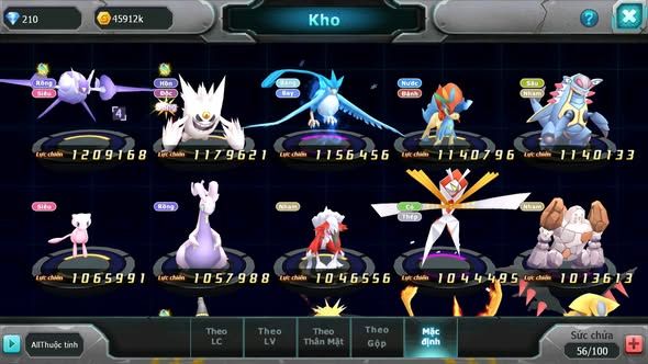 MÃ : #TTS4818 - SV 1633 - V0 - HOOH UNVOA GROUDON CELEBI PR DIALGA