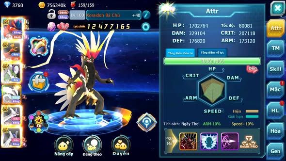 MÃ : #TTS4816 - SV 1769 - TOP2 ALL - V14 - 2K5 SÁCH - KORAIDON BÁ CHỦ SÉT SS SÉT HH HOOH BC THẦN GIÓ BC UNVOA CẶP LATI BC QVLD BC NHIỀU PET HT