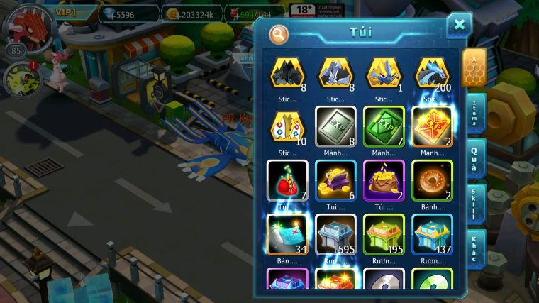 MÃ : #TTS4824 - SV 1451 - UNVOA KYOGRE QLVD BC LUGIA BC ARC BĂNG