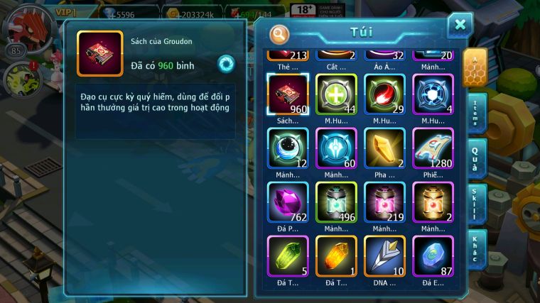 MÃ : #TTS4824 - SV 1451 - UNVOA KYOGRE QLVD BC LUGIA BC ARC BĂNG