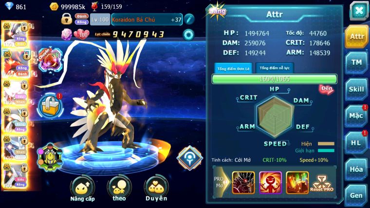 MÃ : #TTS4822 - SV 1716 - V14 - TOP8-9 - 1K9 SÁCH - CẶP RỒNG BÁ CHỦ BUILD TỐT DIANCIE BC UNVOA WB TEAM NHAM BC