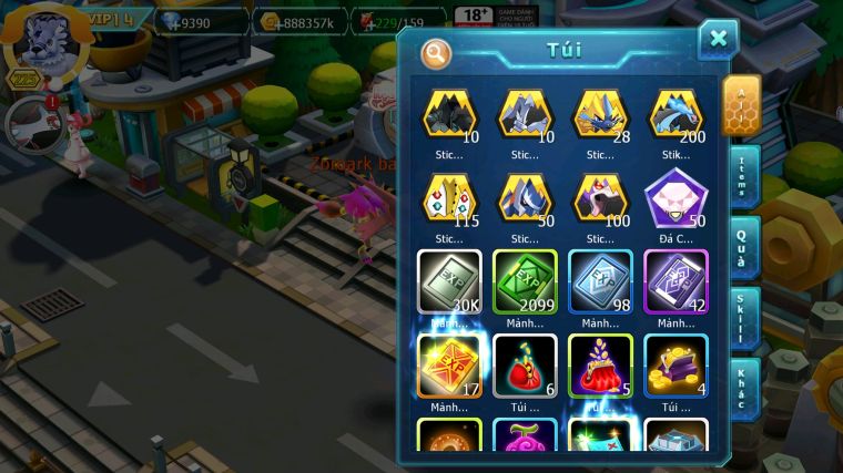 MÃ : #TTS4821 - SV 1607 - TOP 44 - V14 - KORAIDON BÁ CHỦ DIANCIE DYANAMX CẶP LATI BC RẮN BĂNG BC NHIỀU PET HUYỀN THOẠI