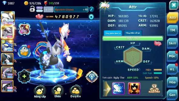 MAX : #TTS4827 - SV 1176 - V4 - UNVOA MEW GIÁP BC KYOGRE PALKIA ARC BĂNG TAPU FINI LUGIA