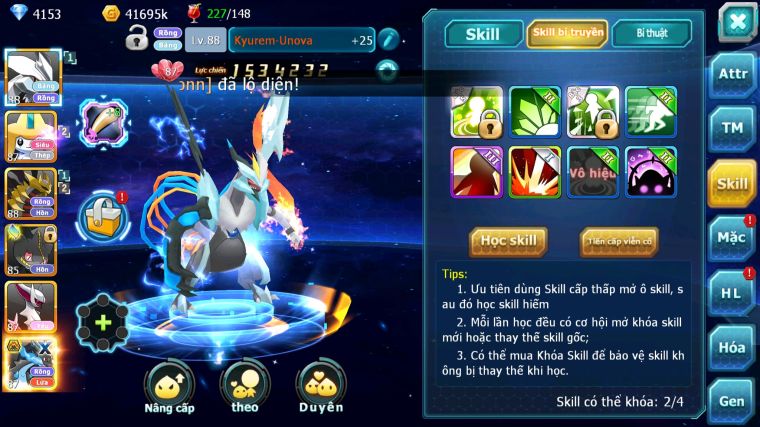 MÃ : #TTS4826 - SV 747 - UNVOA JIRACHI GIRATINA BOSS ĐỘC