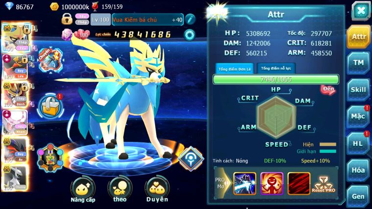 MÃ : #TTS4835 - SV 1059 - V15 - TOP3 - 86K7 KC - 1K SÁCH - CẶP KIẾM KHIÊN BÁ CHỦ HOOH CH DYNAMAX DIANCIE CH DYNAMX 3 TEAM CỰC NGON