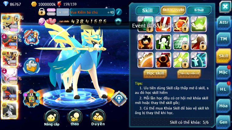 MÃ : #TTS4835 - SV 1059 - V15 - TOP3 - 86K7 KC - 1K SÁCH - CẶP KIẾM KHIÊN BÁ CHỦ HOOH CH DYNAMAX DIANCIE CH DYNAMX 3 TEAM CỰC NGON