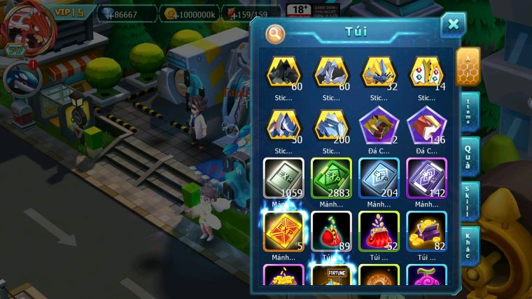 MÃ : #TTS4835 - SV 1059 - V15 - TOP3 - 86K7 KC - 1K SÁCH - CẶP KIẾM KHIÊN BÁ CHỦ HOOH CH DYNAMAX DIANCIE CH DYNAMX 3 TEAM CỰC NGON