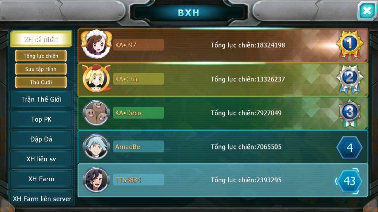 MÃ : #TTS4834 - SV 1800 - V4 - TOP43 - HOOH RAYQUAZA MES CELEBI GOODRA