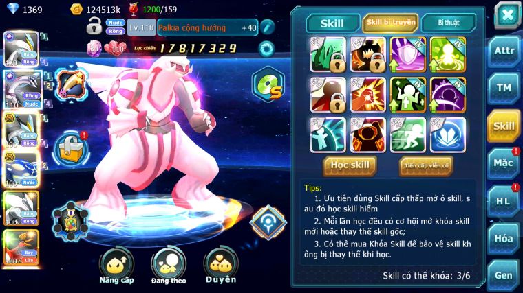 MÃ : #TTS4833 - SV 1347 - TOP 22 - V14 - WHITE CH PALKIA CH BLACK BC KYOGRE BC CẶP LATI BC NGON