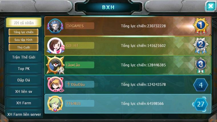 MÃ : #TTS4831 - SV 1332 - V14 - TOP 27 - 1K1 SÁCH - HOOH CH DYNAMAX DIANCIE CH DYNAMAX YVETAL BC UNVOA WB BC THẦN GIÓ BC TAPU FINI