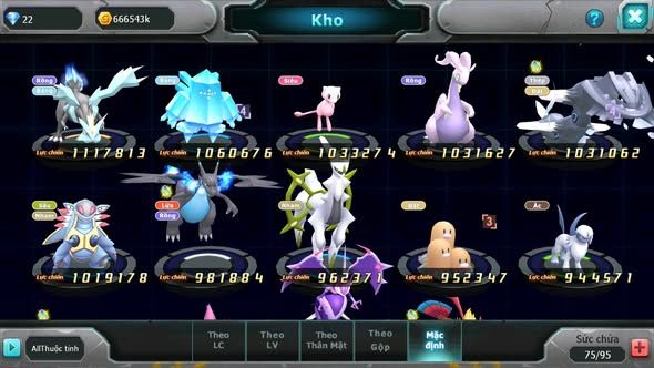 MÃ : #TTS4838 - SV 1401 - V4 - UNVOA CẶP LATI BÁ CHỦ LUGIA ZEVIL WHITE MEW GIÁP