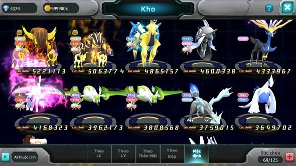 MÃ : #TTS4843 - SV 1243 - TOP 41 - V15 - HOOH CH DYNAMAX UNVOA BC WB BC PALKIA BC DIANCIE BC KYOGRE BC QUÁ NGON