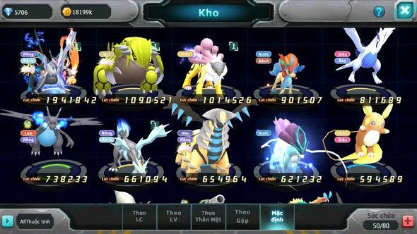 MÃ : #TTS4870 - SV 1807 - V10- TOP28 - UNVOA GROUDON RAIKOU ĐUA TOP BAO NÉT