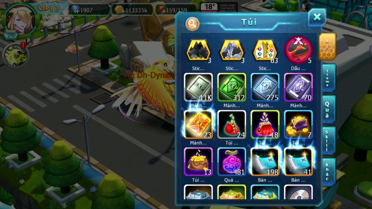 MÃ : #TTS4869 - SV 1784 - V12 - HOOH DYNAMAX THẦN GIÓ BC QVLD BC CẶP LATI BC UNVOA YVETAL