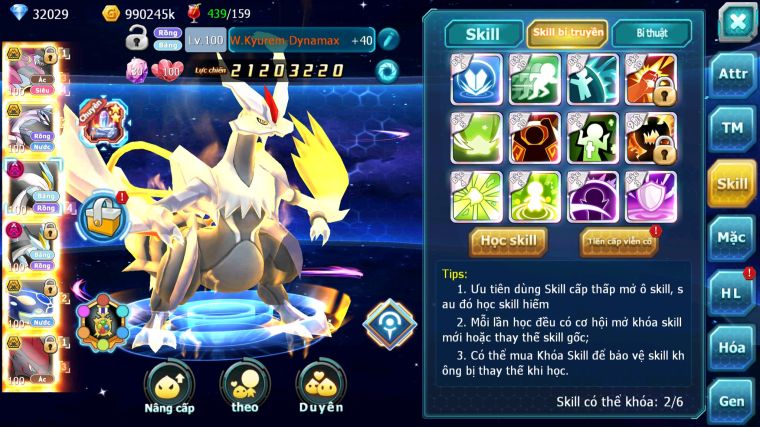 MÃ : #TTS4868 - SV 693 - TOP 8 - V14 - 32K KC - HOOPA BÁ CHỦ BUILD CỰC TỐT PALKIA BC WB DYNAMAX KYOGRE BC NHIỀU PET BÁ CHỦ NGON