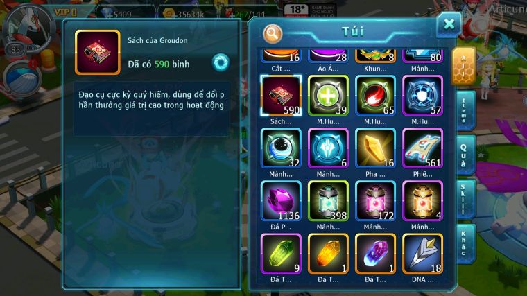 MÃ : #TTS4866 - SV 1792 - 590 SÁCH - UNVOA CẶP LATI HOOH AMDLO LUGIA