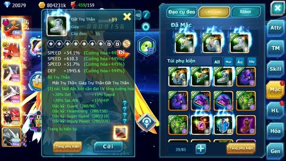 MÃ : #TTS4872 -SV1688 - 20K KC - 255 SÁCH - HOOH DYNAMXA QVLD BC GROUDON BC CẶP LATI BC NHIỀU PET HT