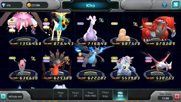 MÃ : #TTS4884 - SV 1757 - V6 - DIANCIE BC XERM BC GOODRA GROUDON ZEVIL