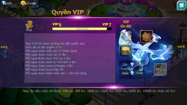 MÃ : #TTS4884 - SV 1757 - V6 - DIANCIE BC XERM BC GOODRA GROUDON ZEVIL