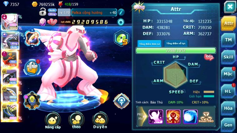 MÃ : #TTS4882 - SV 901 - TOP4 ALL - 531 SÁCH -242 MẢNH HOOH CH - DIANCIE CH DYNAAMX PALKIA CH HOOH DYNAMAX 3 TEAM BUILD CỰC TỐT