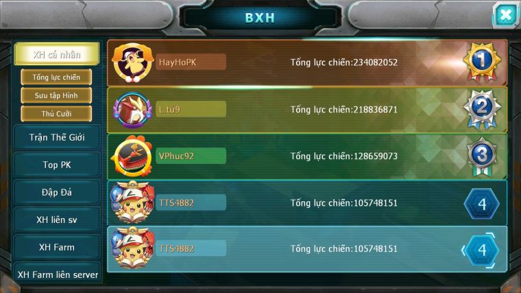 MÃ : #TTS4882 - SV 901 - TOP4 ALL - 531 SÁCH -242 MẢNH HOOH CH - DIANCIE CH DYNAAMX PALKIA CH HOOH DYNAMAX 3 TEAM BUILD CỰC TỐT