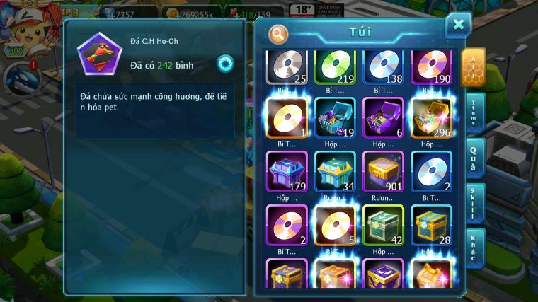 MÃ : #TTS4882 - SV 901 - TOP4 ALL - 531 SÁCH -242 MẢNH HOOH CH - DIANCIE CH DYNAAMX PALKIA CH HOOH DYNAMAX 3 TEAM BUILD CỰC TỐT