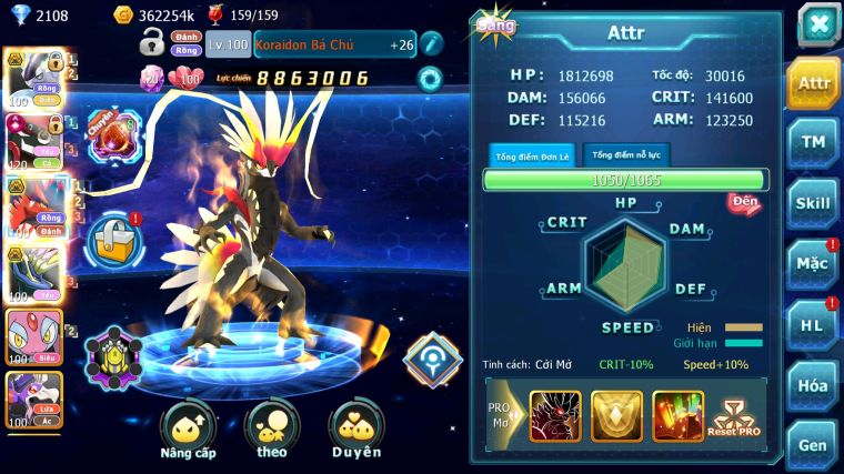 MÃ : #TTS4888 - SV 1758 - TOP3 - V15 - 1K5 SÁCH - CẶP RỒNG BÁ CHỦ TAPU BULU CỘNG HƯỞNG BUILD ĐẸP ĐUA TOP NGON