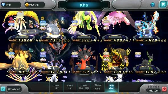 MÃ : #TTS4895 - SV 1401 - HOOH DYNAMAX CẶP CÁ BC THẦN GIÓ BC DIANCIE BC UNVOA NHIỀU PET HT