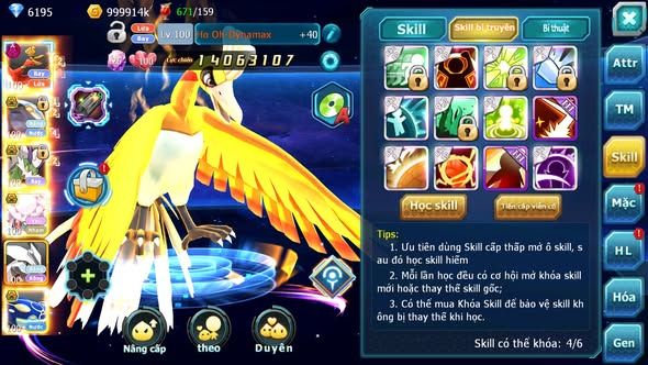 MÃ : #TTS4895 - SV 1401 - HOOH DYNAMAX CẶP CÁ BC THẦN GIÓ BC DIANCIE BC UNVOA NHIỀU PET HT