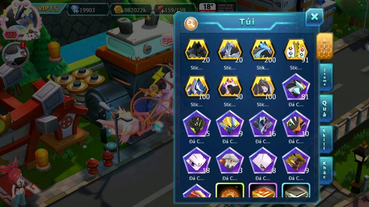 MÃ : #TTS4894 - SV 1673 - TOP 13 - V15 - 19K KC  MIRAIDON BÁ CHỦ WHITE CH BLACK DYNAMAX UNVOA KYUOGRE BC Z100 BC