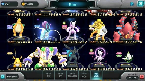 MÃ : #TTS4893 - SV 1245 - TOP 22 V12 HOOH CH DYNAMAX DIANCIE CH DYNAMAX RAYQUAZA BC NHIỀU PET BÁ CHỦ NGON