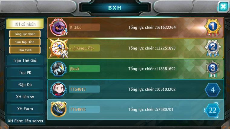 MÃ : #TTS4893 - SV 1245 - TOP 22 V12 HOOH CH DYNAMAX DIANCIE CH DYNAMAX RAYQUAZA BC NHIỀU PET BÁ CHỦ NGON