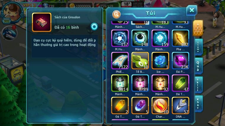 MÃ : #TTS4891 - SV1155- V13 - TOP13-  HOOH CH DYNAMAX PALKIA CH YVETAL CH WHITE DYNAAMX QVBC BC NHIỀU PET BC