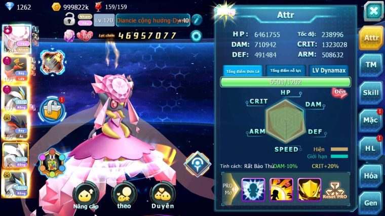 MÃ : #TTS5003 - SV 66 - TOP 11 - 2K4 SÁCH - DIANCIE CH DYNAMAX LC KHỦNG HOOH DYNAMAX WHITE DYNAMAX YVETAL BC UNVOA NHIỀU PET BÁ CHỦ NGON