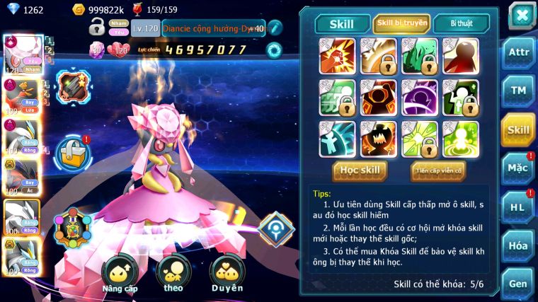 MÃ : #TTS5003 - SV 66 - TOP 11 - 2K4 SÁCH - DIANCIE CH DYNAMAX LC KHỦNG HOOH DYNAMAX WHITE DYNAMAX YVETAL BC UNVOA NHIỀU PET BÁ CHỦ NGON